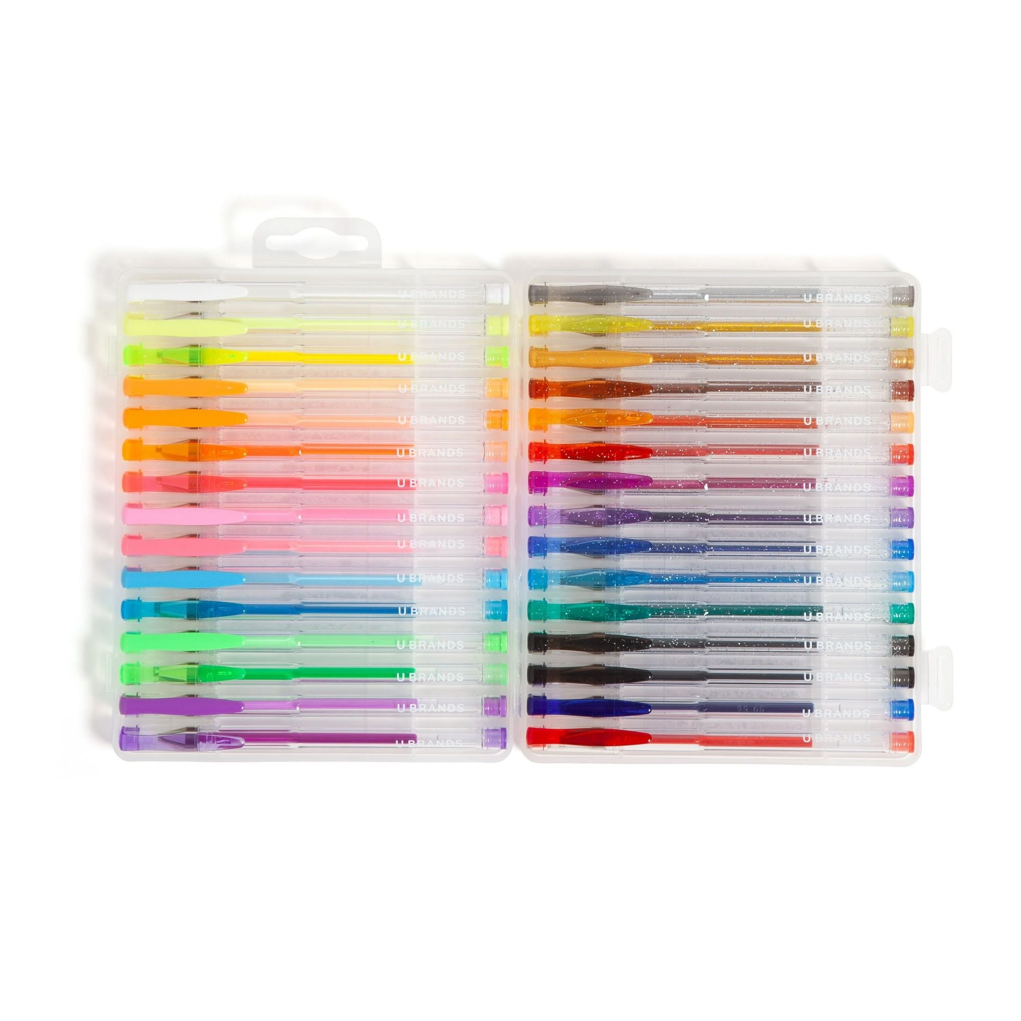 U Brands 30 Count Gel Pens, Assorted Colors