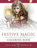Festive Magic - Fantasy Christmas Coloring Book - Paperback