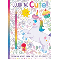 Color Me Cute! Coloring Book with Rainbow Pencil - Paperback