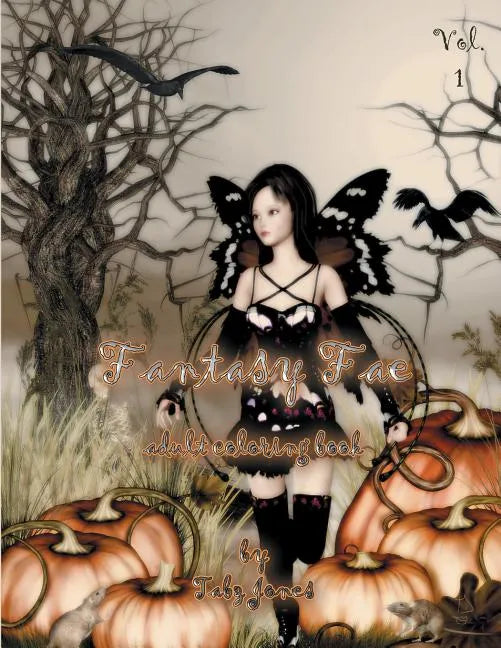 Fantasy Fae Adult Coloring Book - Paperback